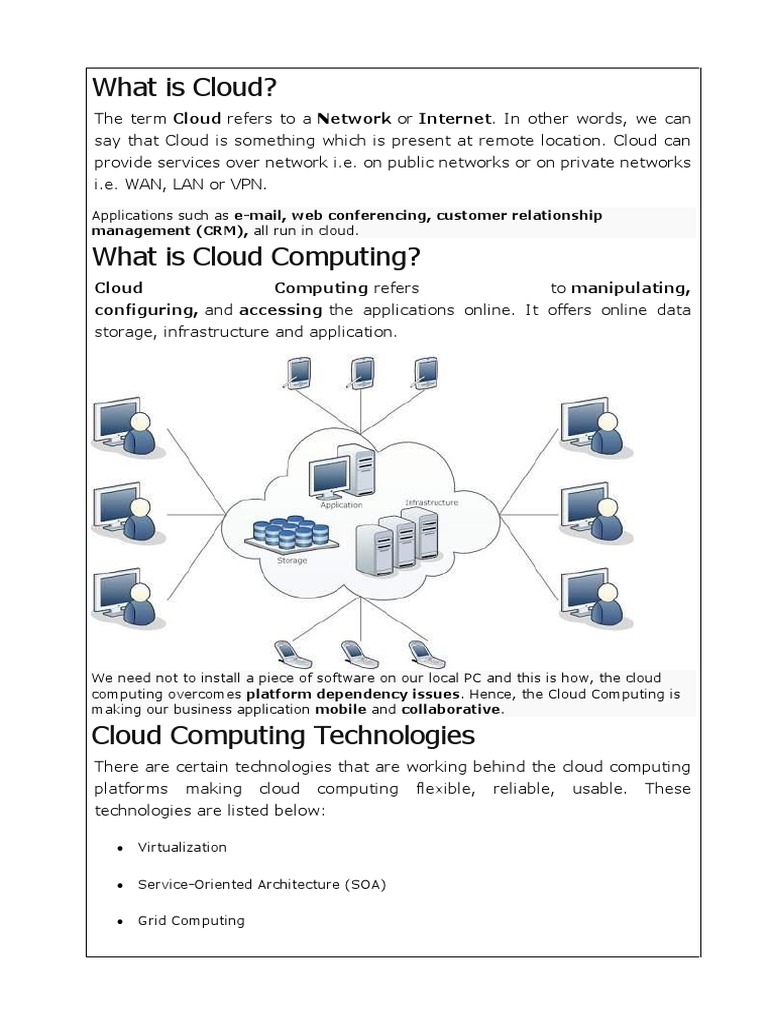 Cloud Computing Guide | Download Free PDF | Cloud Computing | Software ...