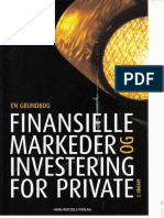 Finansielle Markeder Og Investering For Private PDF