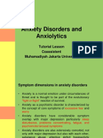 3. Anxiety Disorders and   Anxiolytics