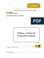 12) Políticas de Formación Continua Versión 2011 2012 2013 2014 2015 2016