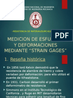 MEDICIÓN DE DEFORMACIONES MEDIANTE STRAIN GAGES