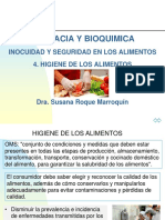 Higiene alimentos protege salud