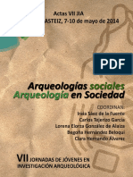 Arqueologias Sociales Arqueologia en Soc PDF