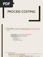 Process Costing