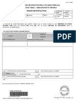 Certificado de Afectación A Utilidad Pública MR