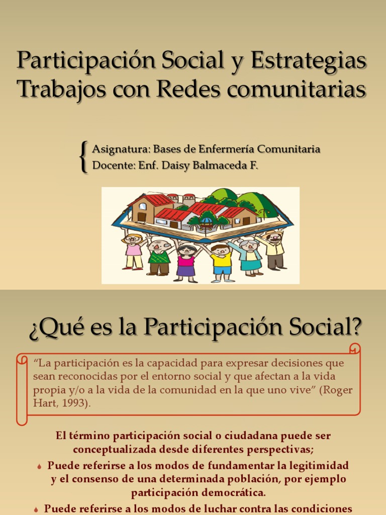 Ejemplos de Participación Social y Ciudadana | PDF | Participación ...