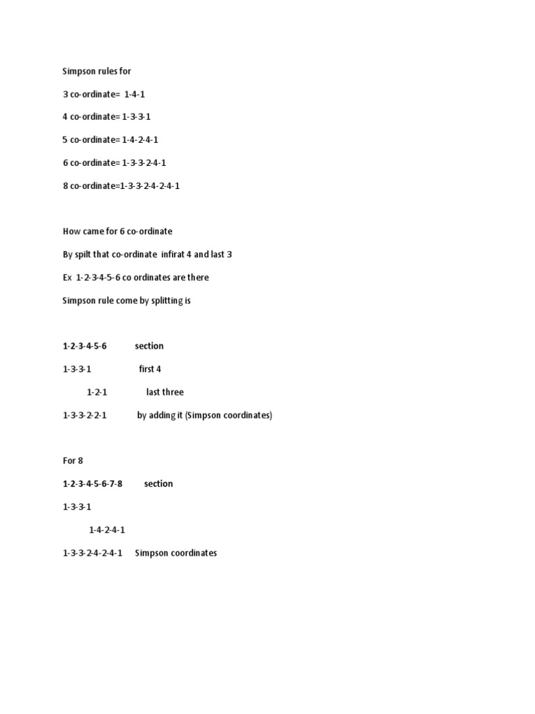 Simpson's Rule and TPC Calculations for Vessels | PDF | Ships | Buoyancy