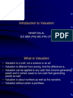 Introduction To Valuation (Session1)