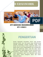 PPT dan LEMBAR BALIK Senam Ergonomik