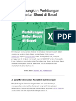 Menghubungkan Perhitungan Rumus Antar Sheet Di Excel