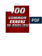 100 Common Errors in English