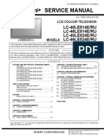 Service Manual Sharp LC-40-46LE814-824E-RU (1st Edition) (No. S90K840LE814E) & Parts Guide (No. S90K840LE814E)