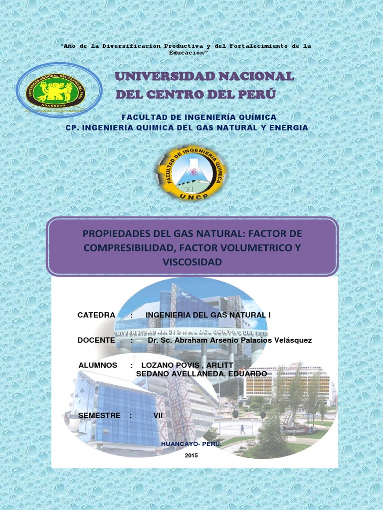Informe Grupo 6 Propiedades Del Gas Ii | PDF | Gases | Ingeniería Química