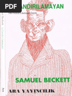 Samuel Beckett - Adlandırılamayan - Ara Yay-1992-Cs PDF