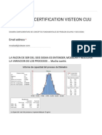 Green Belt Certification Visteon Cuu Plant PDF