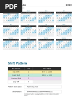 Monthly Hospital Duty Roster Template | PDF