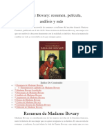 Madame Bovary resumen literario