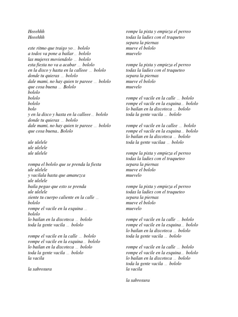 Letra de 