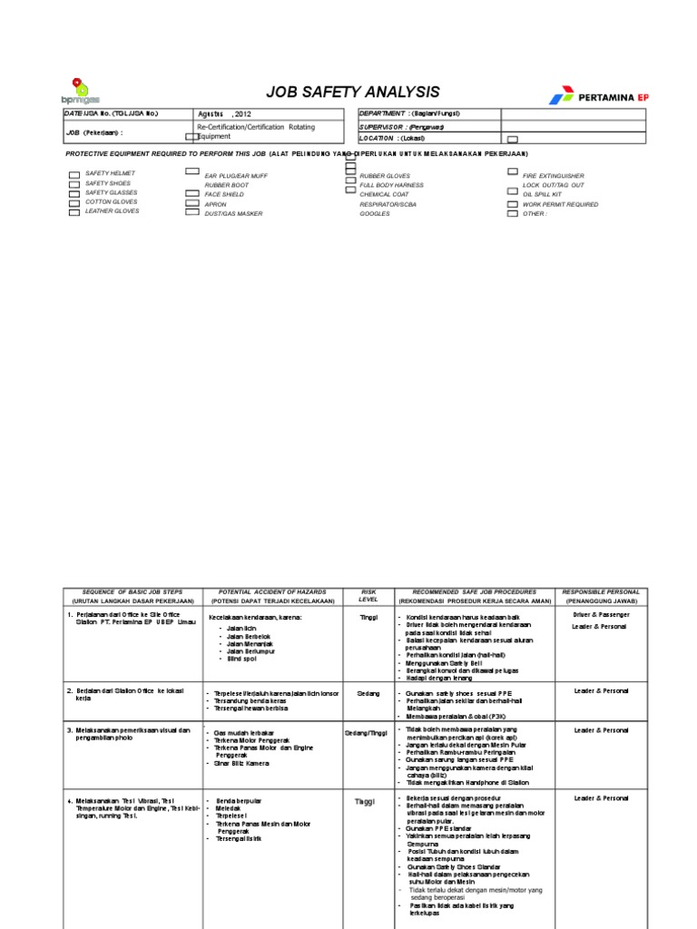 Safety Procedures for Rotating Equipment Maintenance | PDF