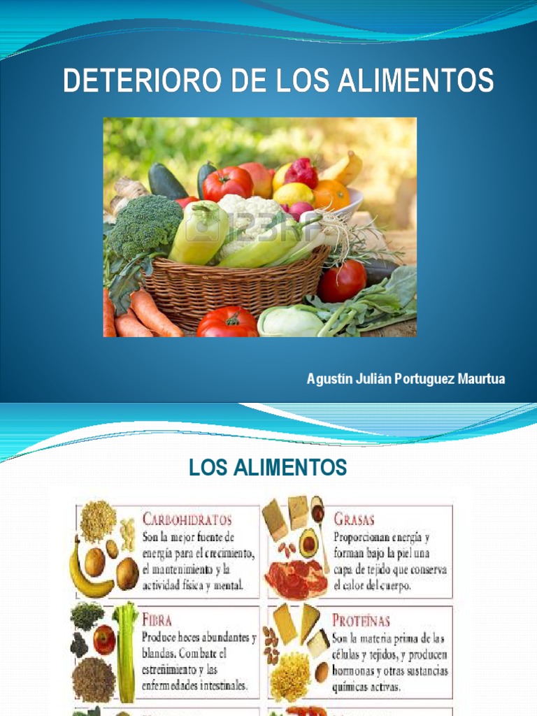 Deterioro de Alimentos | PDF | Microorganismo | Alimentos
