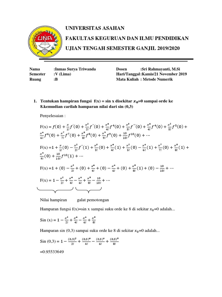 Metode Numerik | PDF