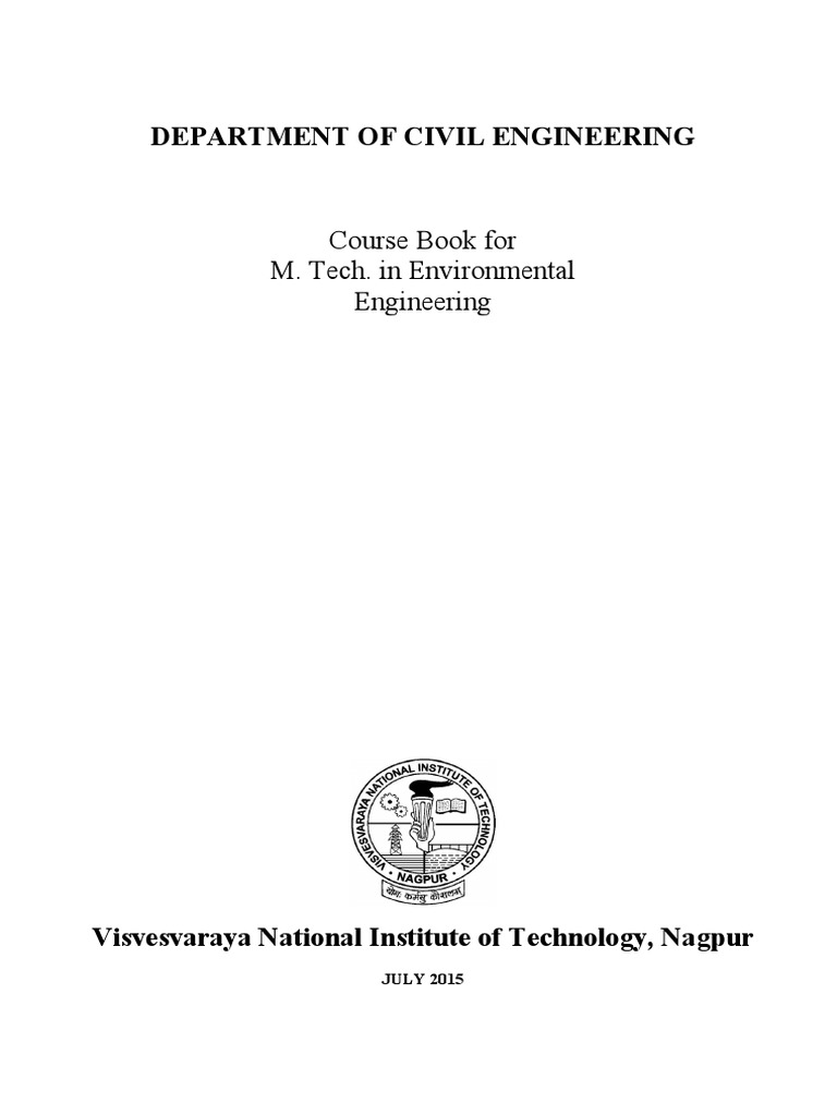 M. Tech. in Environmental Engineering | PDF | Sewage Treatment ...