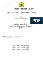 Bab 2 Sistem Persamaan Linier New PDF