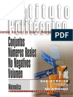 1101-15 MATEMATICA Conjuntos-Reales No Negativos-Volumen PDF