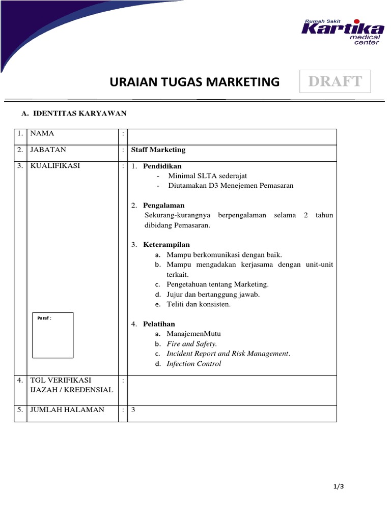 Uraian Tugas Staf Digital Marketing: Mengarahkan Strategi Online Menuju Kesuksesan
