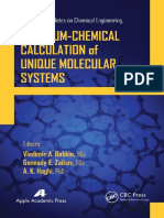 Quantum Chemical Calculation of Unique Molecular Systems PDF