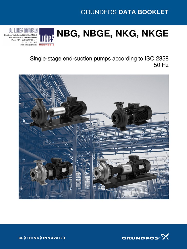 Grundfos NBG/NKG Pump Overview | PDF | Pump | Electric Motor