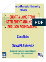 Lect Settlementofshallowfnd 2013 PDF