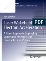 Laser Wakefield Electron Acceleration A Novel Approach Employing Supersonic Microjets and Few Cycle Laser Pulses PDF