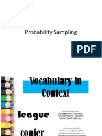 Probability Sampling