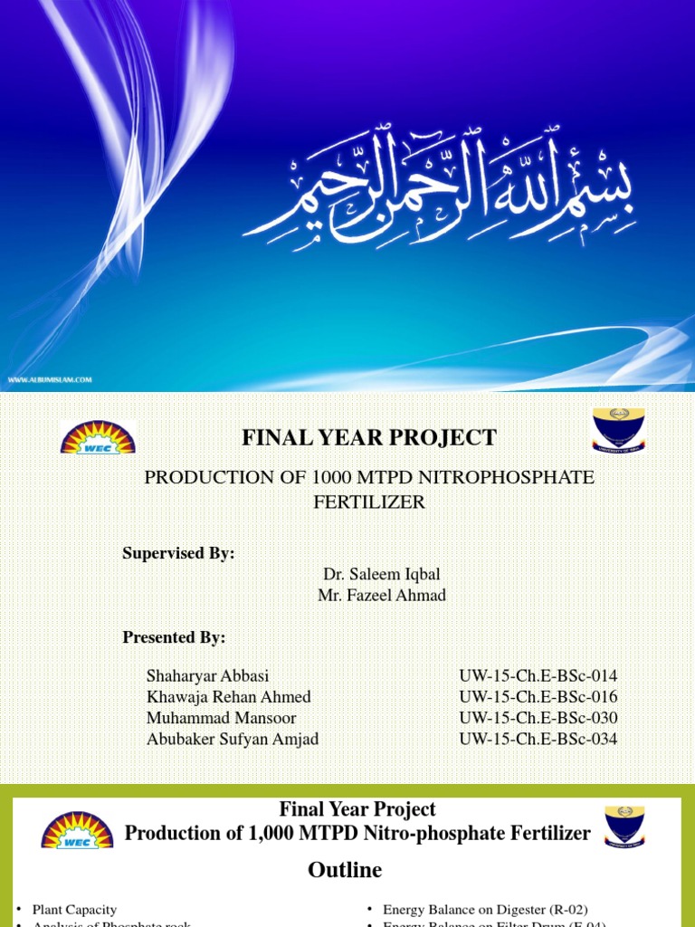 NP Production Material Energy Balance PDF Ammonia Fertilizer