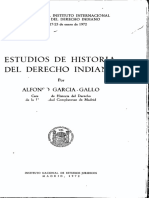 Estudios de Historia Del Derecho Indiano - Alfonso García-Gallo PDF