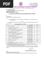 Academic Calender For 1st Year