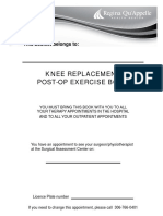 Knee Repl Post Op Excercise Book RQHR PDF