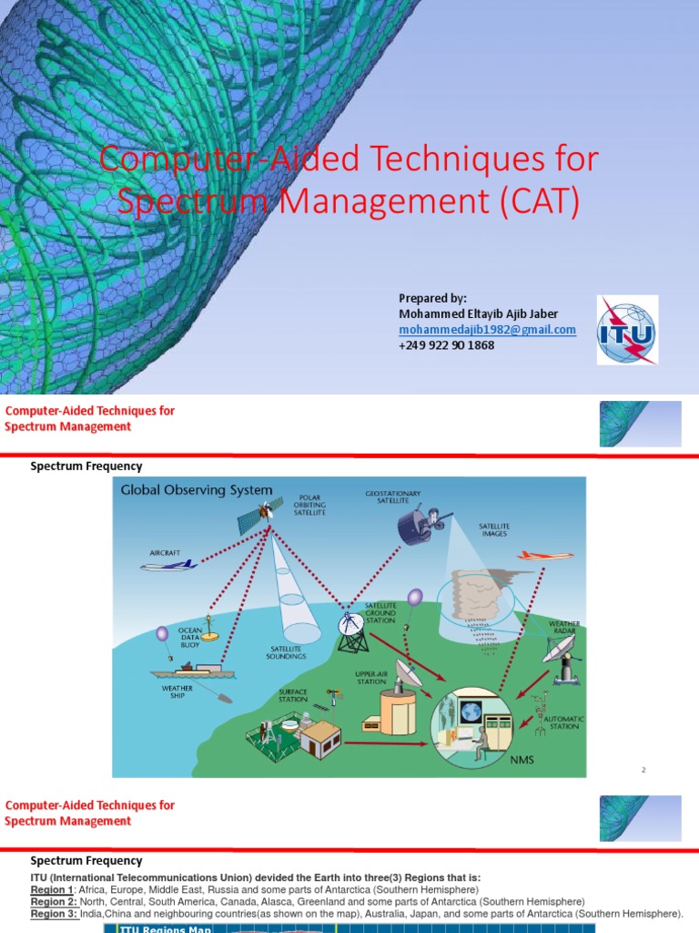 Computer Aided Technique For Spectrum Management | PDF | Radio Spectrum ...