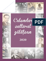 Calendar Cultural Gălățean 2020