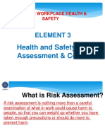 Final Elem 3 HS Risk Assessment & Control