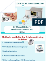 Intrapartum Fetal Monitoring Techniques