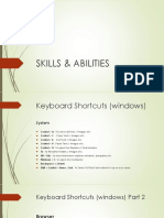 SKILLS & Abilities