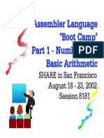 Assembler Boot Camp 1 - Number and Basic Arithmetics