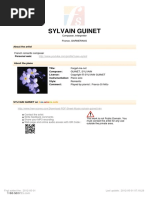 SYLVAIN GUINET - Forget Me Not PDF