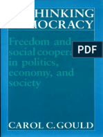 Rethinking Democracy Freedom and Social Cooperation in Politics, Economy and Society