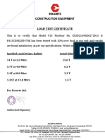 Load Test Certificate