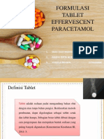 Formulasi Tablet Effervescent Paracetamol