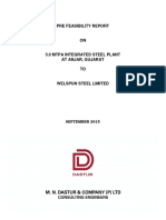 Welspun-Feasibility Report of M.n.dastur - 2015 PDF