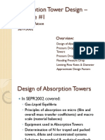 Absorption Tower Design - Lecture 1